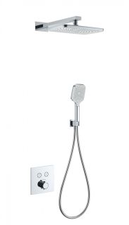 Душевой комплект Wonzon & Woghand WW-D2017-B-CR с термостатом хром